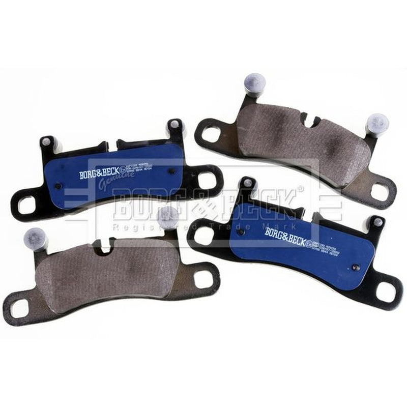 Borg & Beck Rear Brake Vented Discs & Pads fits VW Touareg 2010-2018 3.0 4.2