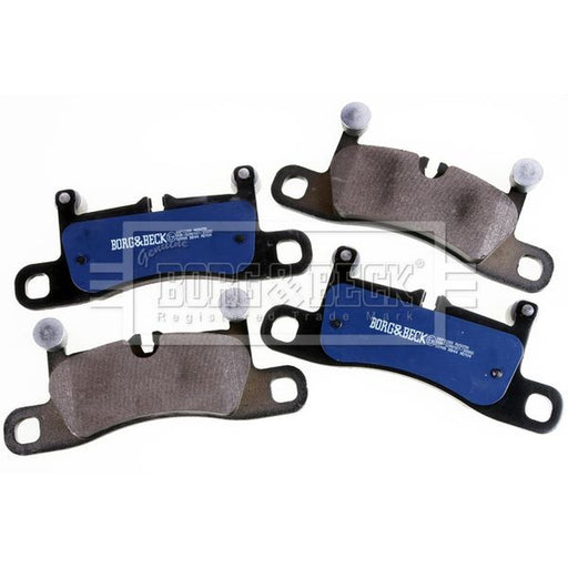 Borg & Beck Rear Brake Vented Discs & Pads fits VW Touareg 2010-2018 3.0 4.2