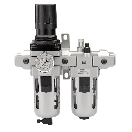 Draper 1/2" BSP Combined Filter/Regulator/Lubricator 24333 Draper - Dynamic Drive
