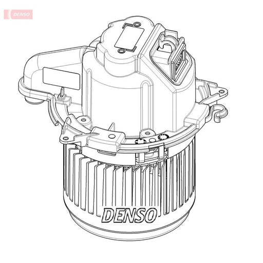 Denso Heater Blower Fan fits Dacia Logan II 2012-2013 1.2 1.5 1.6