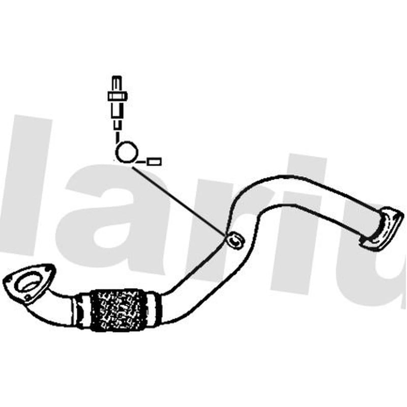 Klarius Exhaust Pipe OD fits Opel Mokka / Mokka X 2012-2019 1.6