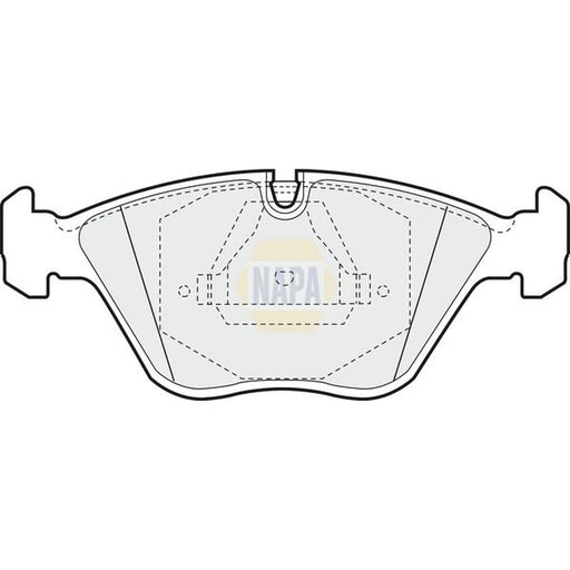 NAPA Front Brake Pad Set NBP1850