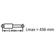 KYB Shock Absorber Damper Strut Rear fits Citroën C3 II 2009-2016 1.4 1.6