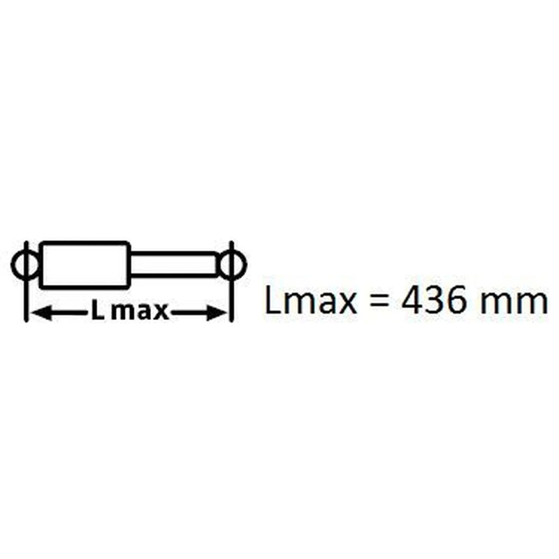 KYB Shock Absorber Damper Strut Rear fits Citroën C3 II 2009-2016 1.4 1.6