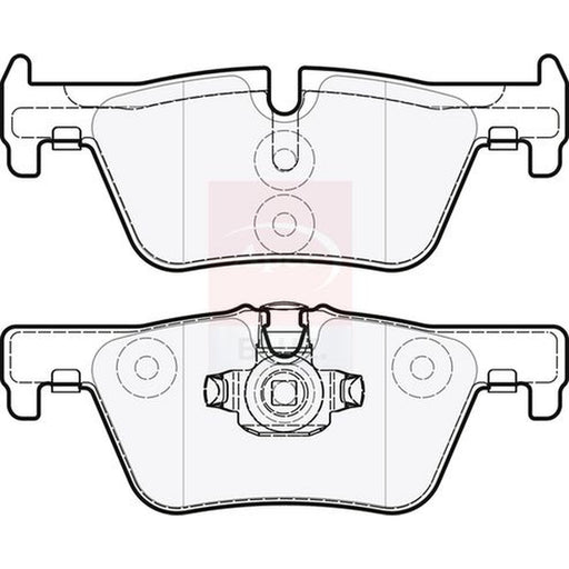 Apec Rear Brake Pad Set fits BMW 1 Sports Hatch 2011-2019