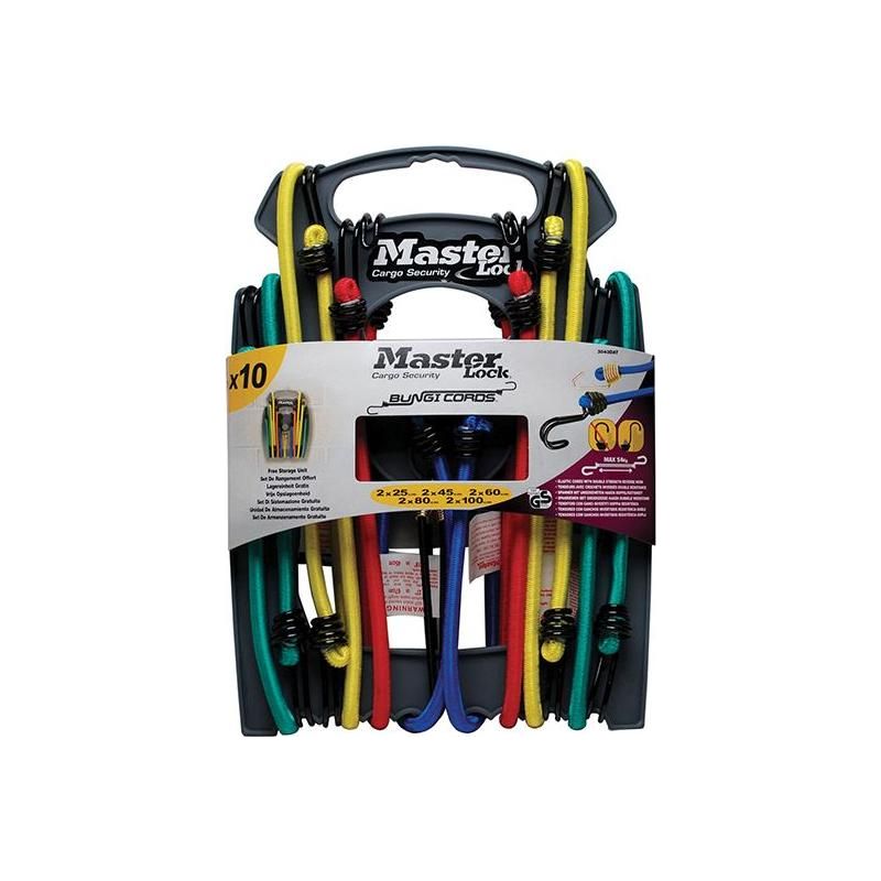Master Lock Twin Wire™ Bungee Organiser 10 Piece Master Lock - NN4 Online