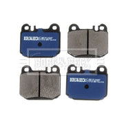 Borg & Beck Front & Rear Brake Discs & Pads fits Mercedes-Benz M-Class 1998-2005
