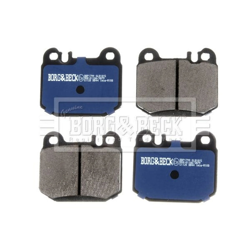Borg & Beck Rear Brake Solid Discs & Pads fits Mercedes-Benz M-Class 1998-2005