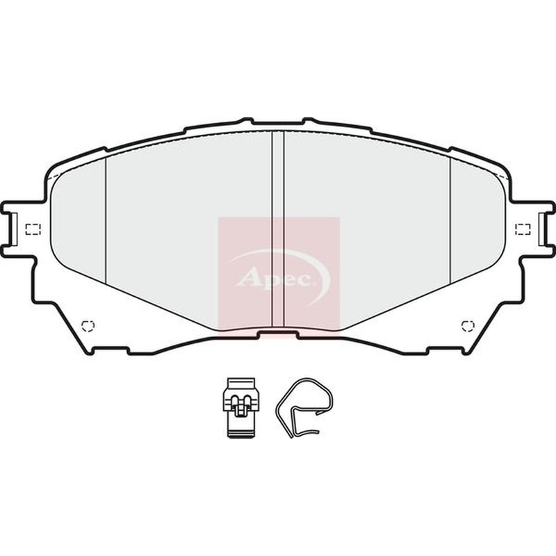 Apec Front Brake Vented Discs & Pads fits Mazda 6 2012-2020 2.0 2.2 2.5