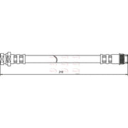 Apec Brake Hydraulic Hose Line inner HOS3469