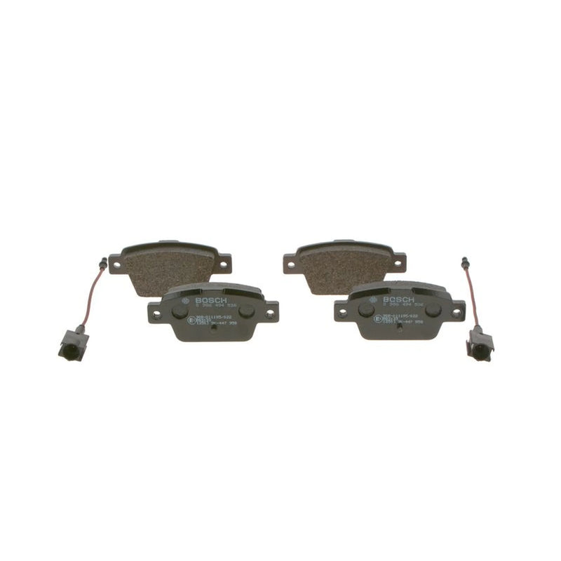 Bosch Front & Rear Pads fits Fiat Bravo II 2007-2014 1.4