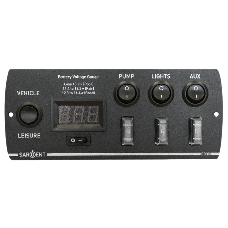 Sargent EC30 Battery Voltage Gauge Control Panel