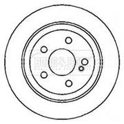 Borg & Beck Front & Rear Brake Discs & Pads fits Mercedes-Benz E-Class T-Model