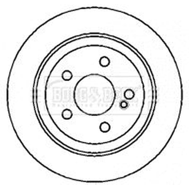 Borg & Beck Front & Rear Brake Discs & Pads fits Mercedes-Benz E-Class T-Model