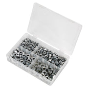 Sealey Steel Nut Assortment 1/4"-1/2"UNC 320pc AB030SN Sealey - Dynamic Drive