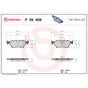 Brembo Front & Rear Brake Discs & Pads fits Jaguar Xj 1997-2003 3.2 4.0