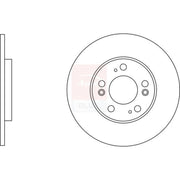 Apec 2 x Solid Rear Brake Discs SDK6753-x2