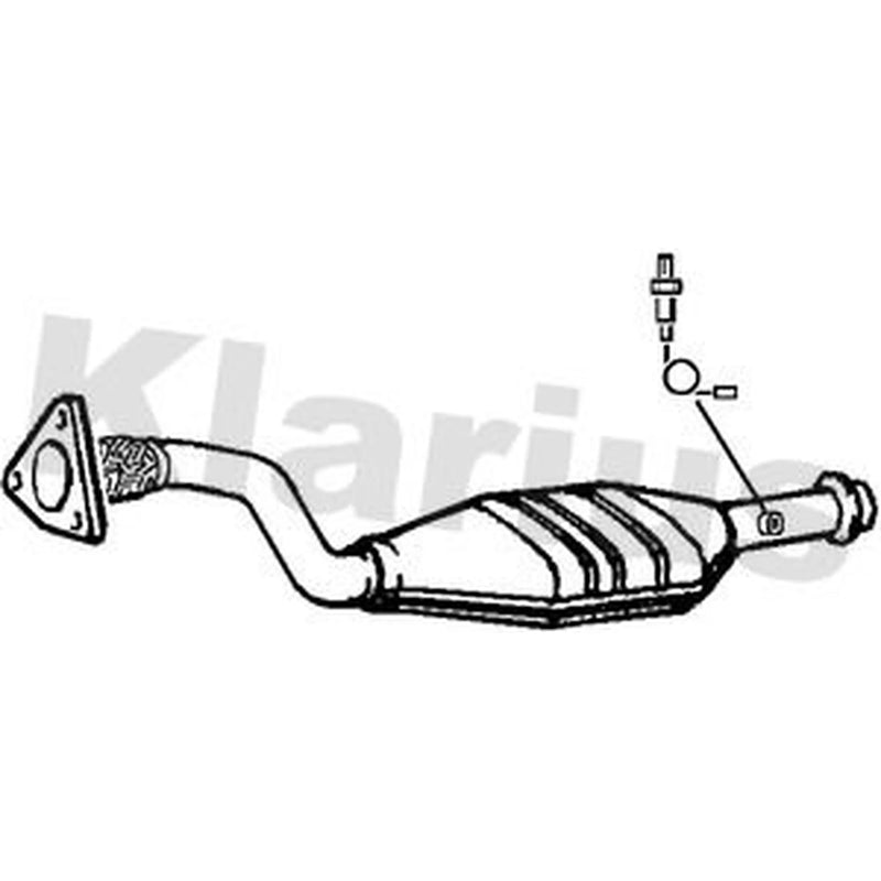 Klarius Catalyst Type Approved With Pipe Front fits Renault Clio 1998-2005