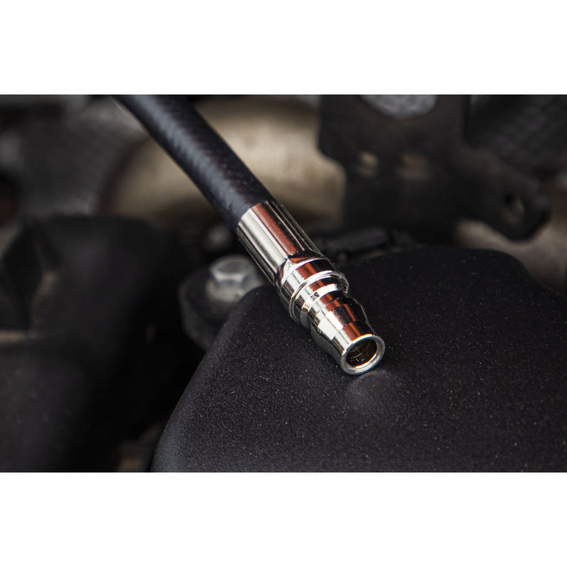 Sealey Brake Pressure Bleeder Cap 45mm & Connector With Hose 90 VS0204C4 Sealey - Dynamic Drive