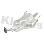 Klarius Box With Tail Pipe Rear fits Opel Zafira A 1999-2005 1.6 1.8 2.0