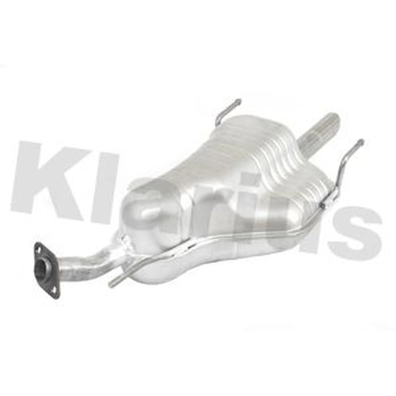 Klarius Box With Tail Pipe Rear fits Opel Zafira A 1999-2005 1.6 1.8 2.0