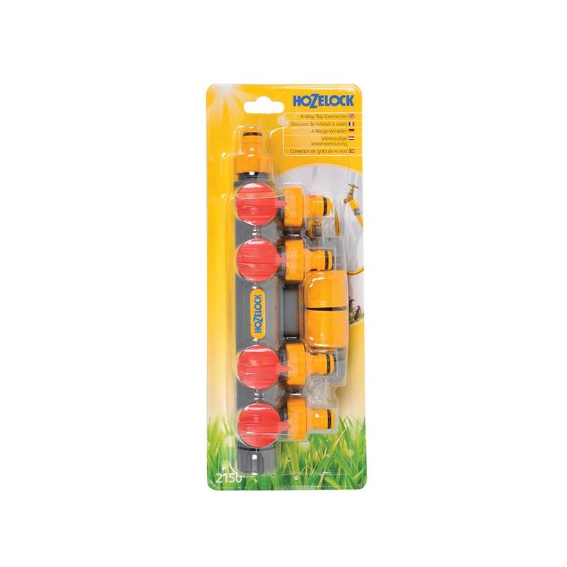 Hozelock 2150 4-Way Tap Connector Hozelock - Dynamic Drive