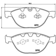 Brembo 4 x Front Brake Pad Set fits BMW 5 2004-2010