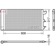 Denso Air Conditioning Condenser DCN09144