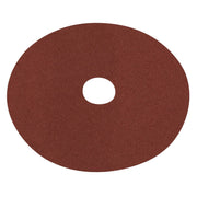 Sealey Fibre Backed Disc125mm 60Grit Pack of 25 WSD560 Sealey - Dynamic Drive