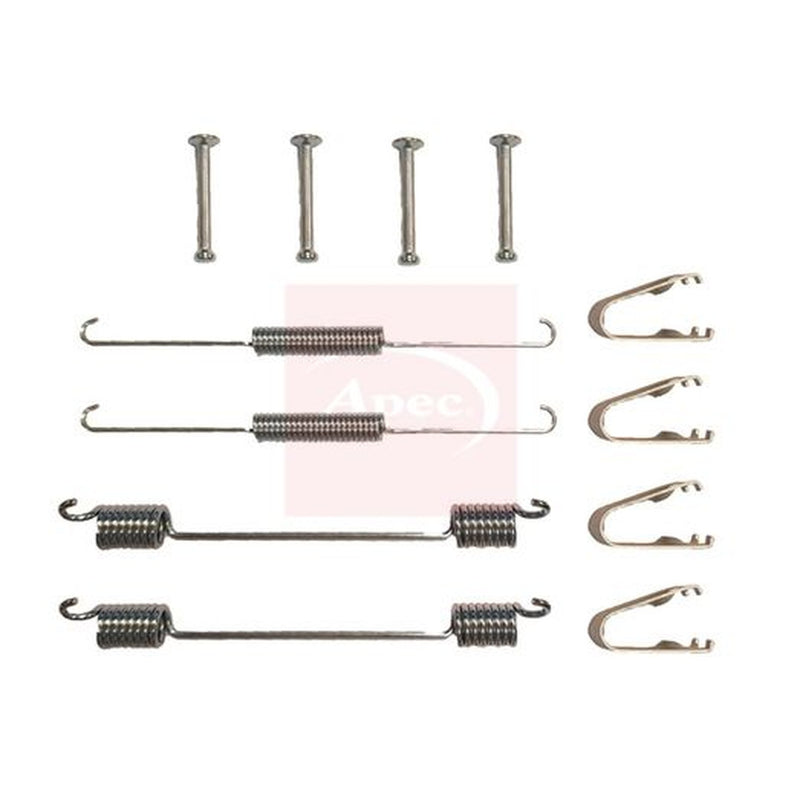 Apec Brake Shoe Accessory Kit Rear fits Fiat Multipla 1999-2010 1.6 1.9