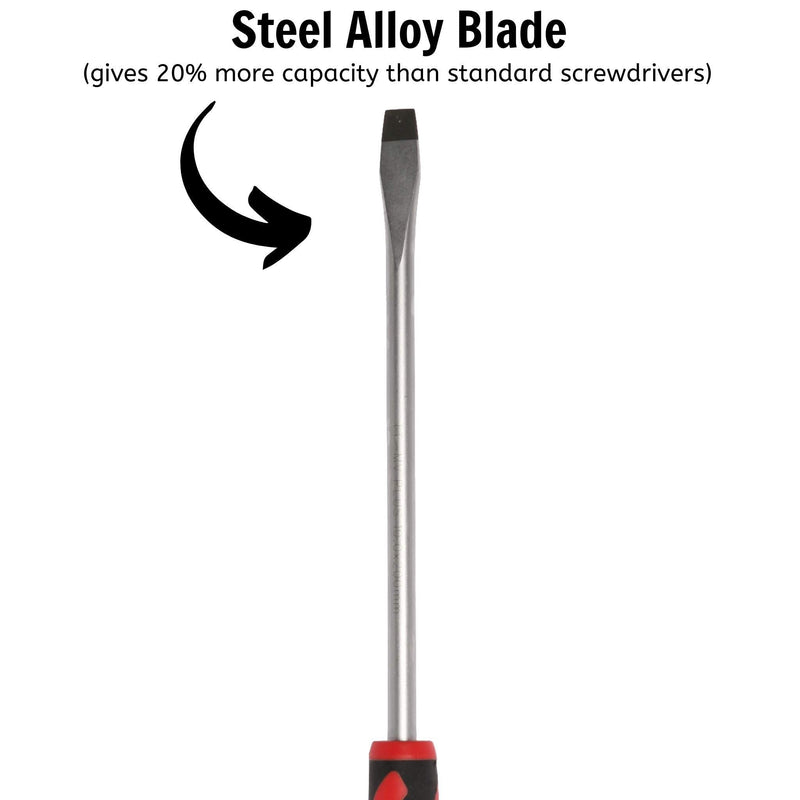 Teng Tools Flat Screwdriver 1.6 x 10.0 x 200mm XL Teng Tools - Dynamic Drive