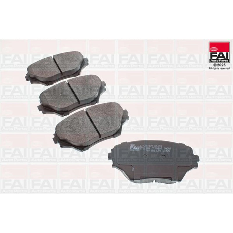 FAI Front & Rear Pads fits Toyota Rav 4 2000-2005 1.8 2.0