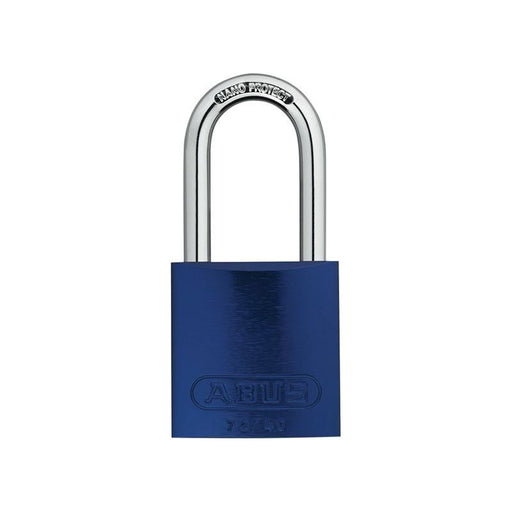 Abus Mechanical 72/40mm Aluminium Padlock 40mm Long Shackle Blue Keyed Alike TT60121 ABUS Mechanical - Dynamic Drive