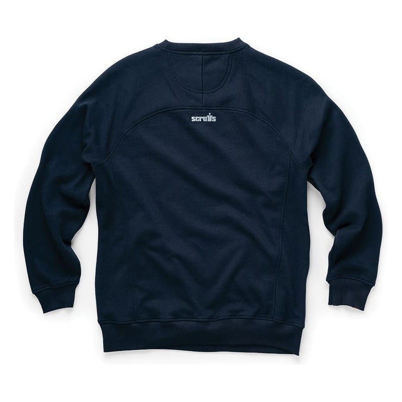 Scruffs Eco Worker Sweatshirt Navy XS Scruffs - Dynamic Drive