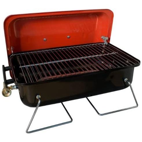 Portable Table Top Gas Barbeque With Lava Rocks Crusader  - Dynamic Drive