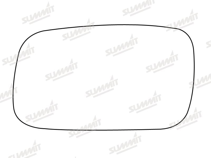 Summit Stick-On Commercial Mirror Glass fits VW Caddy to 03 Flat LHS Summit - Bars 4 Cars