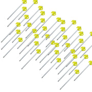 60 x Titan Glow in the Dark Ground Rock Pegs 20cm 8" Via Mondo - Dynamic Drive