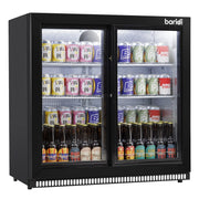 Baridi Back Bar Drinks Fridge Cooler DH273 190L Black