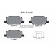 Textar Front Brake Pad Set 2231102
