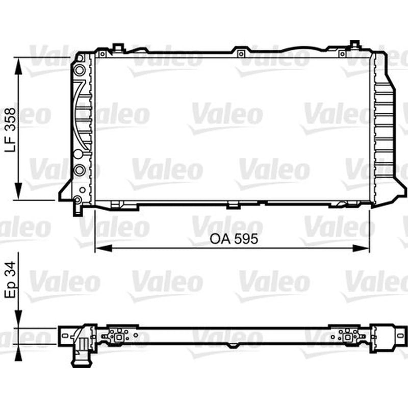 Valeo Engine Radiator 731501