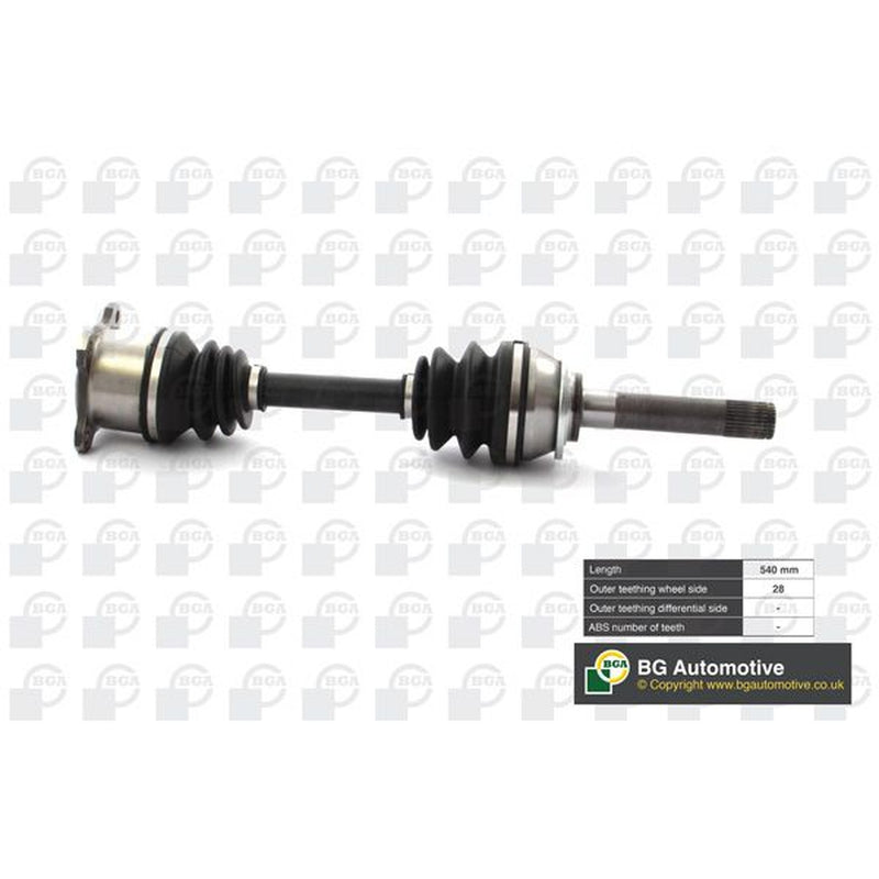 BGA CV Drive Shaft Driveshaft Front Right fits Mitsubishi Challenger 1998-2000