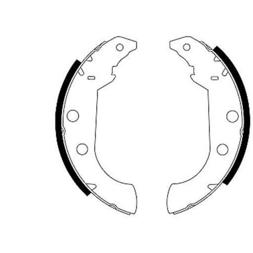 Mintex Brake Shoe Set Axle Kit fits Citroën Zx 1993-1998 1.4 1.6 1.8 1.9