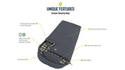 Outwell Camper Grey Single Sleeping Bag Outwell - Dynamic Drive