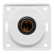12V Single Pole Socket White (21223W) Convenient White 12V Single Pole Socke W25 - Dynamic Drive