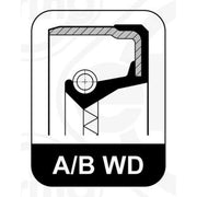 Elring Differential Shaft Seal OD ID Thick fits Mercedes-Benz Actros 1996-2002