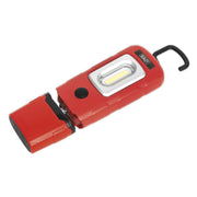 Sealey Rechargeable LED Inspection Lamp 360 COB Work Light Super Bright Red Sealey  - Dynamic Drive