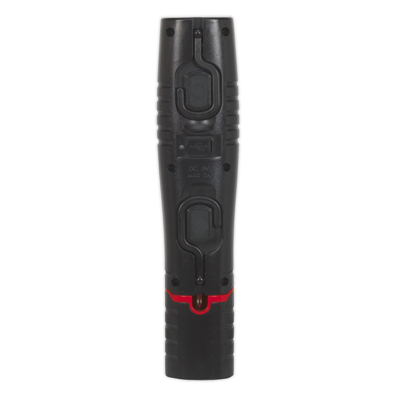 Sealey Rechargeable 360 Inspection Light 7 SMD & 3W SMD LED Black Lithium-ion Sealey - Dynamic Drive