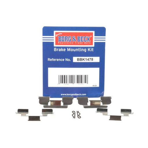 Borg & Beck Brake Pad Accessory Fitting Kit Front BBK1478