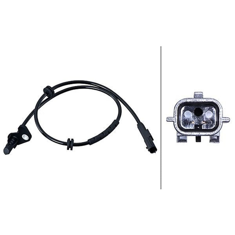 Hella ABS Wheel Speed Sensor Rear Right fits Renault Captur I 2013-2019