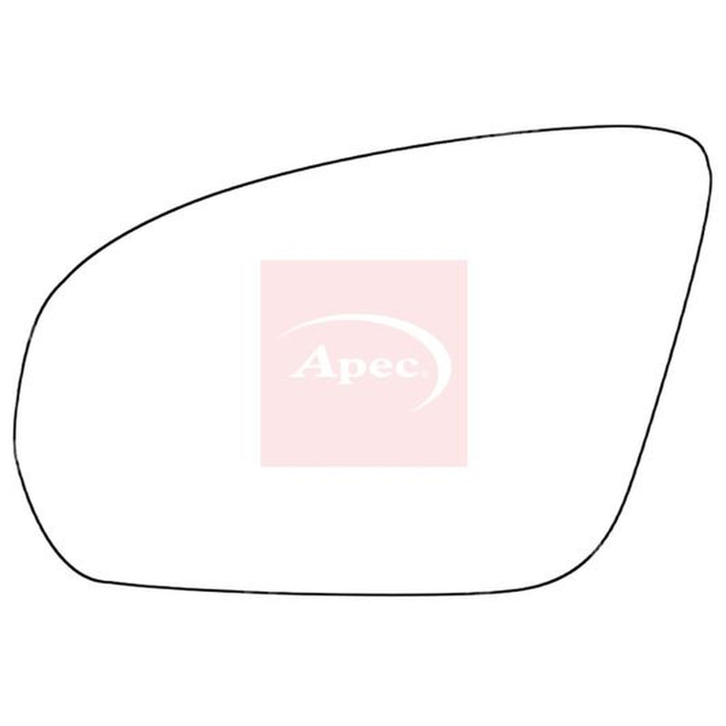 Apec Exterior Wing Mirror Glass Left fits Mercedes-Benz B-Class Sports Tourer